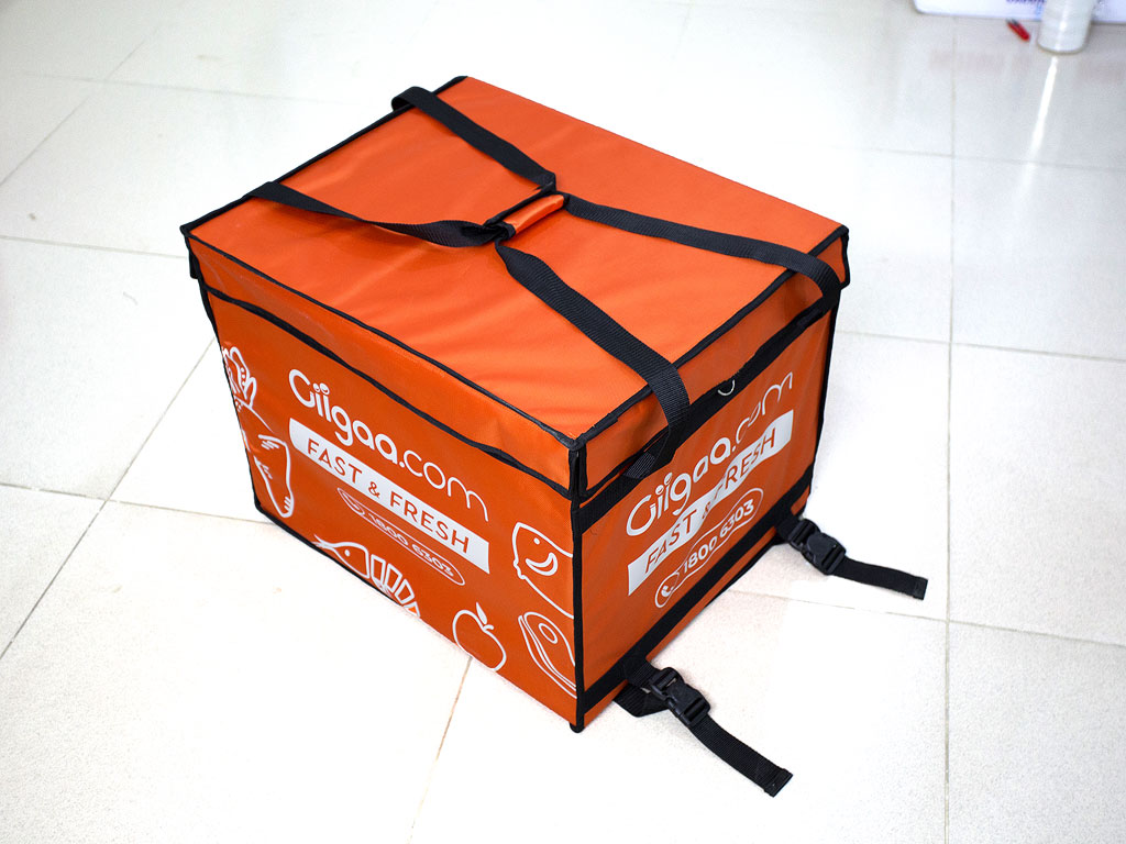 thùng giao kem màu cam